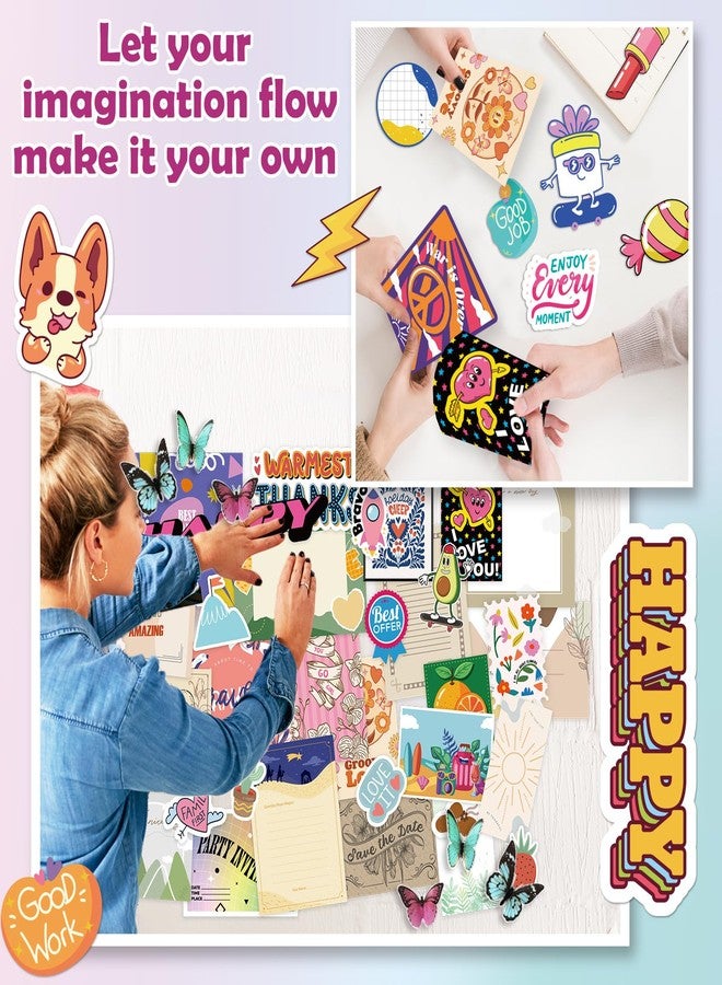 EggSun Light-Up Wall Collage Kit for Teen & Tween Girls 1000+ DIY Craft Pieces for Creative Illuminated Bedroom Art, Birthday and Room Decor Gift, Ages 11, 12,13, 14, 15, 16 - Image 5